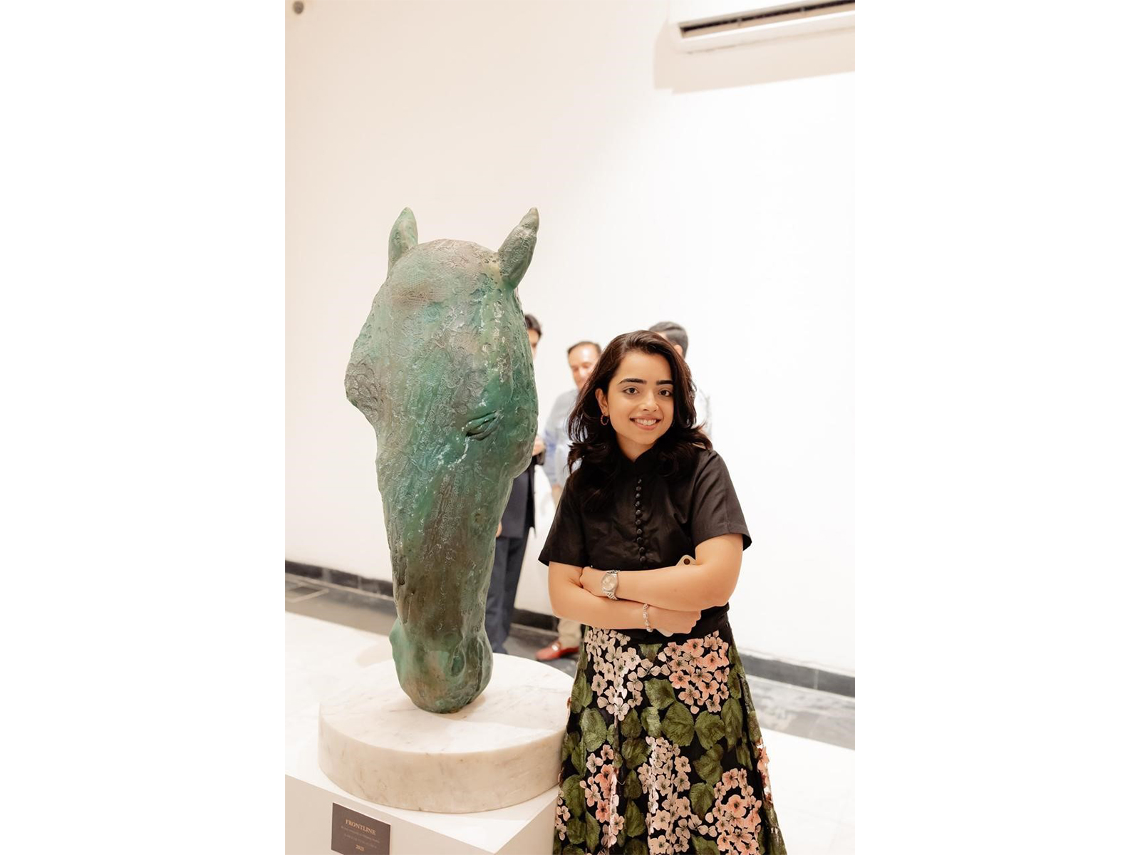 Niyamat Mehta's 'ESSERE' Captivates Audiences at Bikaner House with Powerful Bronze Sculptures