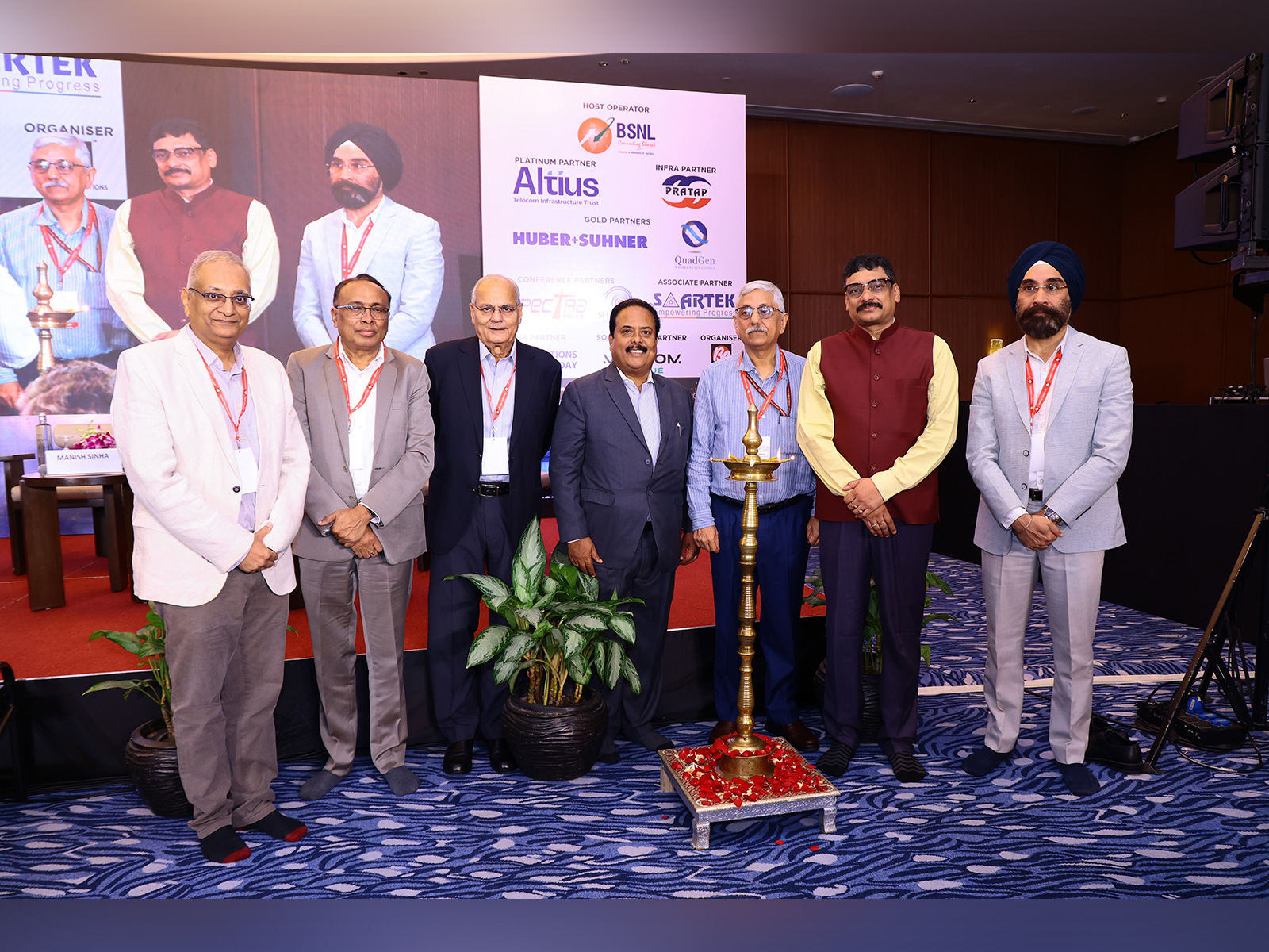 Sundeep Kathuria, BIF, Manoj Singh, DIPA, Anil Tandan, BIF, Shashi Dharan, Bharat Exhibitions, Manish Sinha, DoT, A Robert J Ravi, BSNL, Tejinder Pal Singh Jaggi, Altius