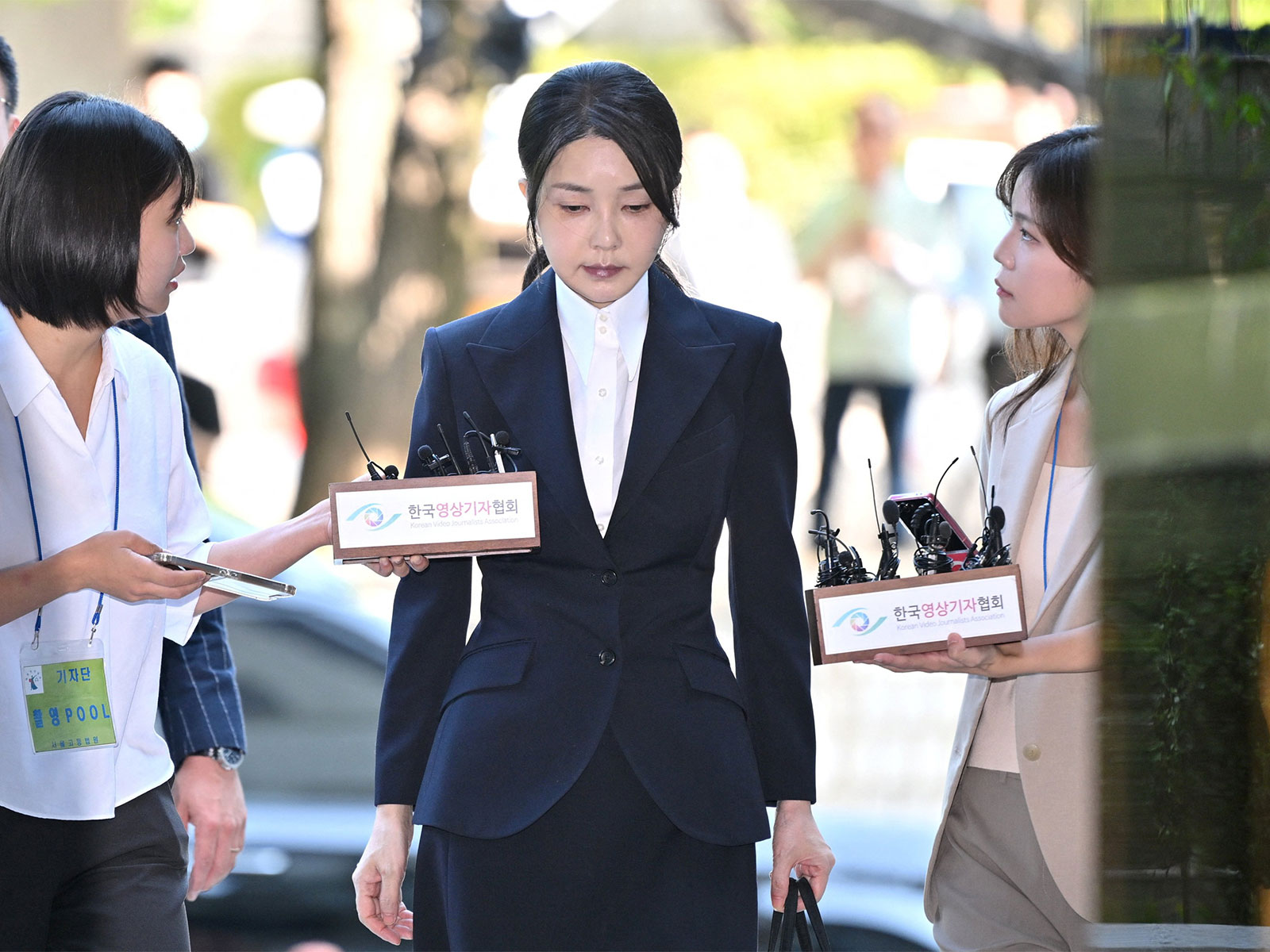 South Korea's former first lady Kim Keon-hee, wife of ousted president Yoon Suk-yeol (File Photo/Reuters)