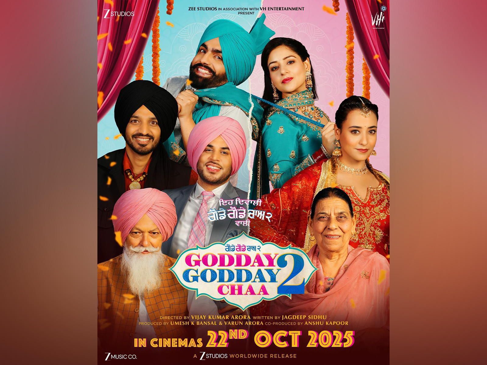 Poster of Godday Godday Chaa 2 (Image source: Instagram @ammyvirk)