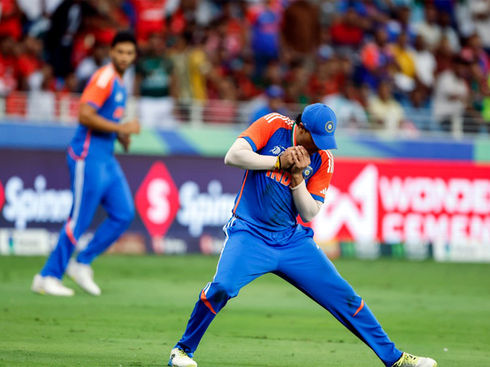 Abhishek Sharma taking a catch (Photo/ANI) 