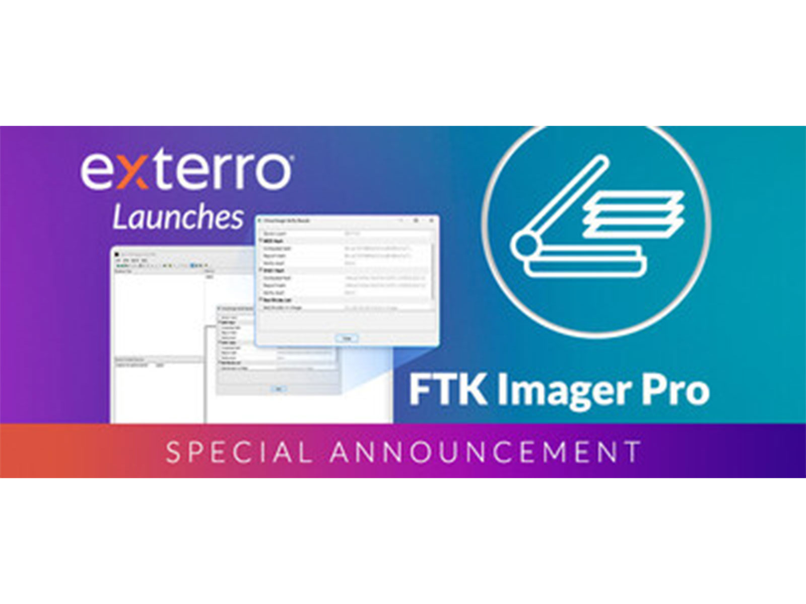 Exterro FTK Imager Pro, a powerful new imaging tool that enables investigators to access encrypted evidence faster than ever.