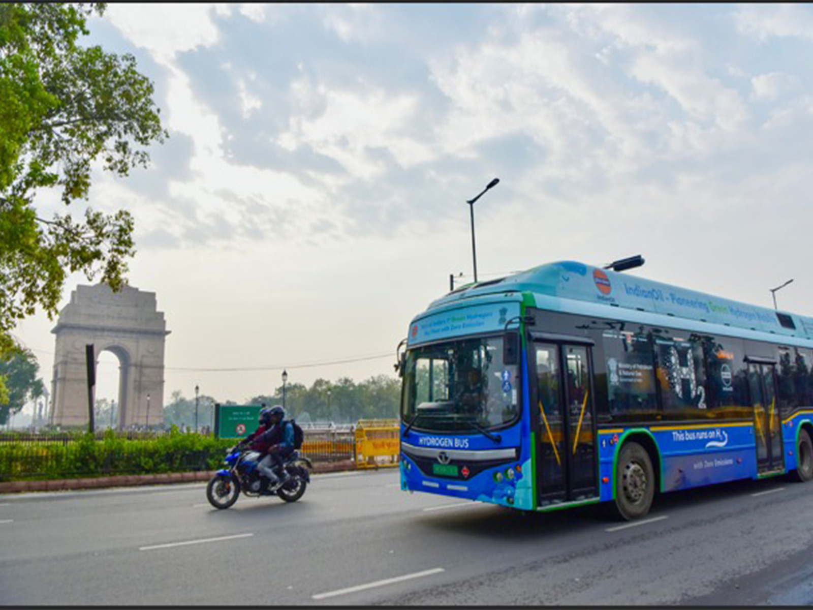 Green Hydrogen fuel cell bus (Photo/ANI)