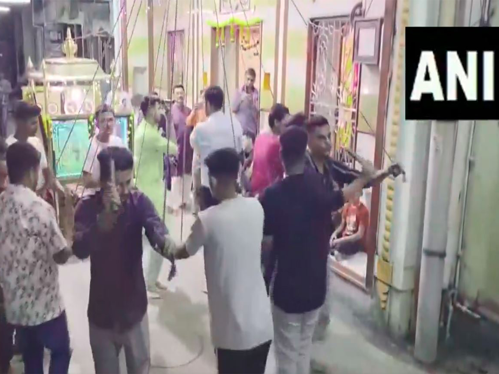 Locals in Navsari celebrate Navratri with traditional Dori Raas garba (Photo/ANI)