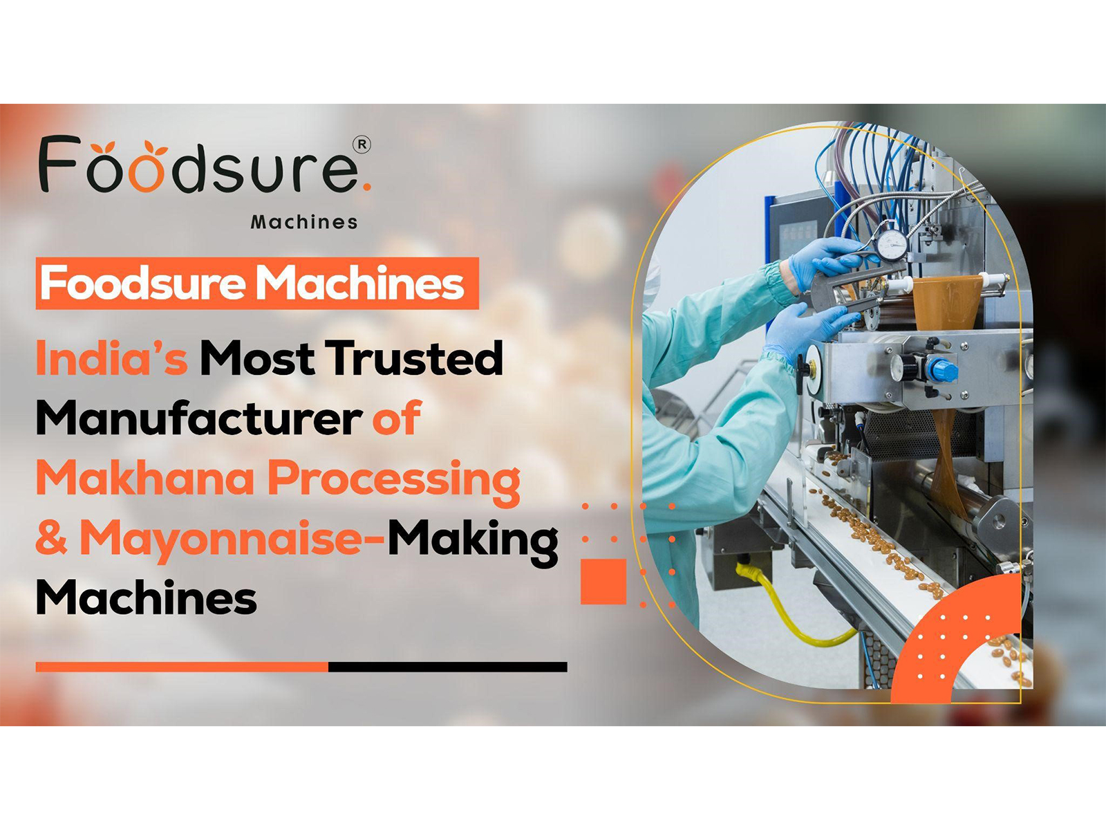 Foodsure Machines - India's Most Trusted Manufacturer of Makhana Processing & Mayonnaise-Making Machines 