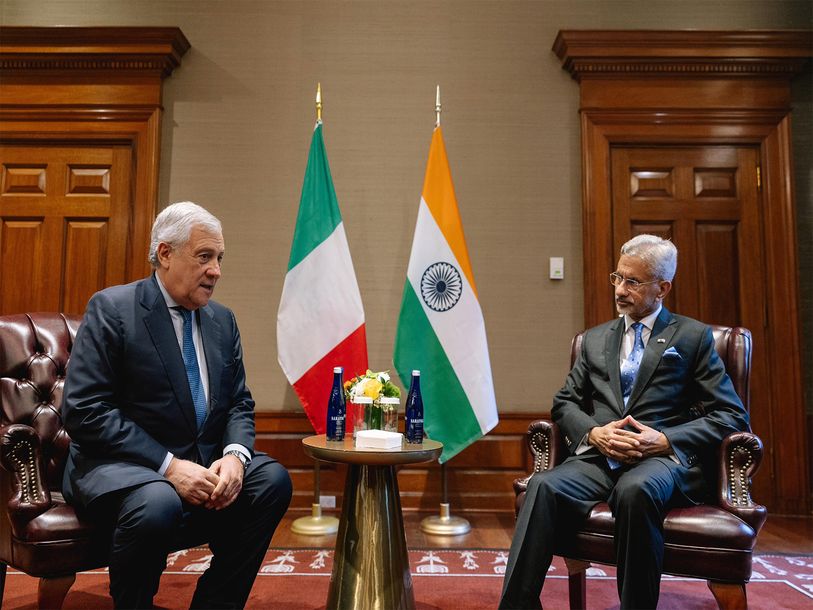 Jaishankar with Italy's Foreign Minister Antonio Tajani (Photo: X/@DrSJaishankar)
