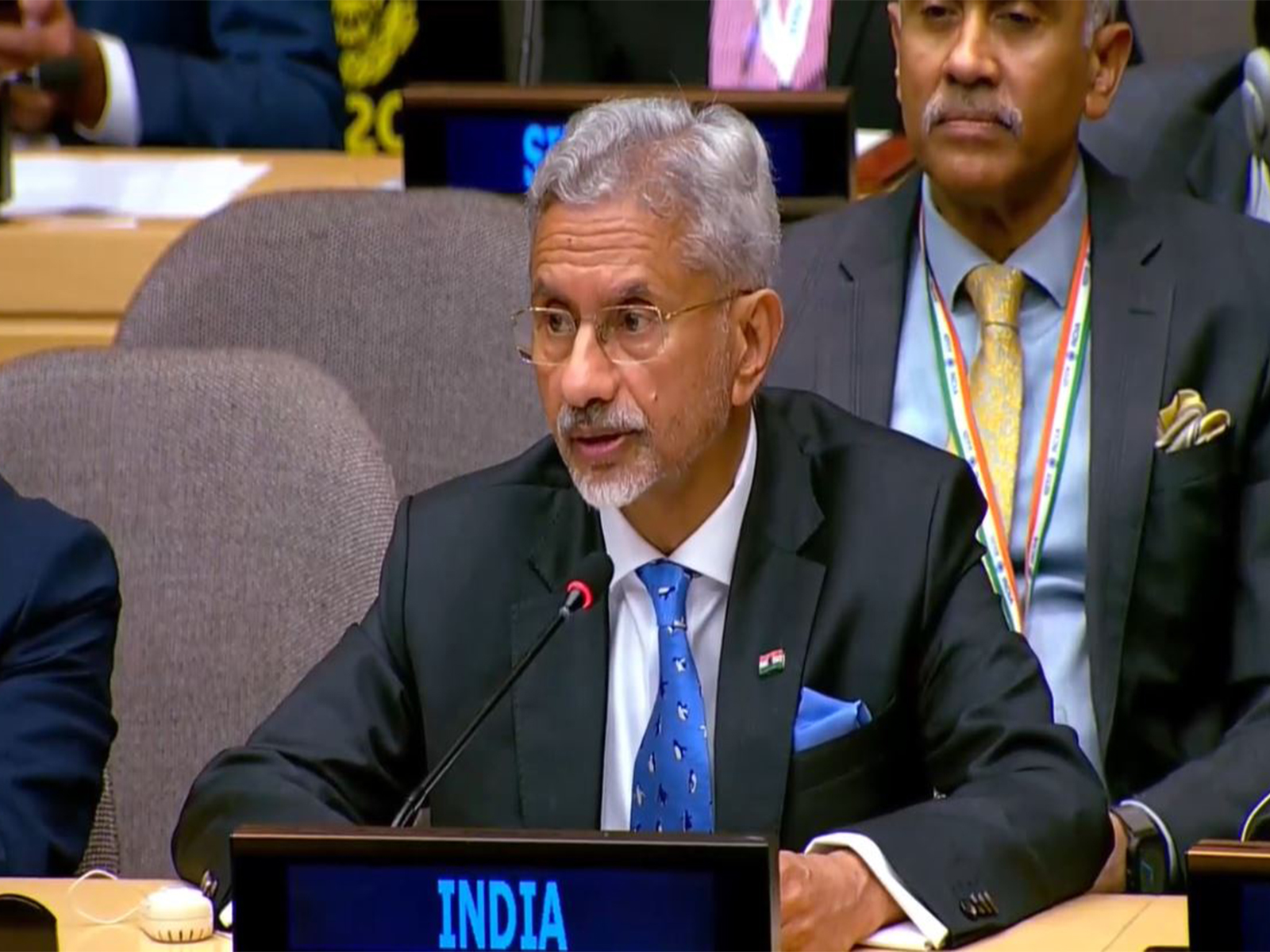 EAM S Jaishankar at the G20 Foreign Ministers' Meeting in New York.  (Photo:X/DrSJaishankar)