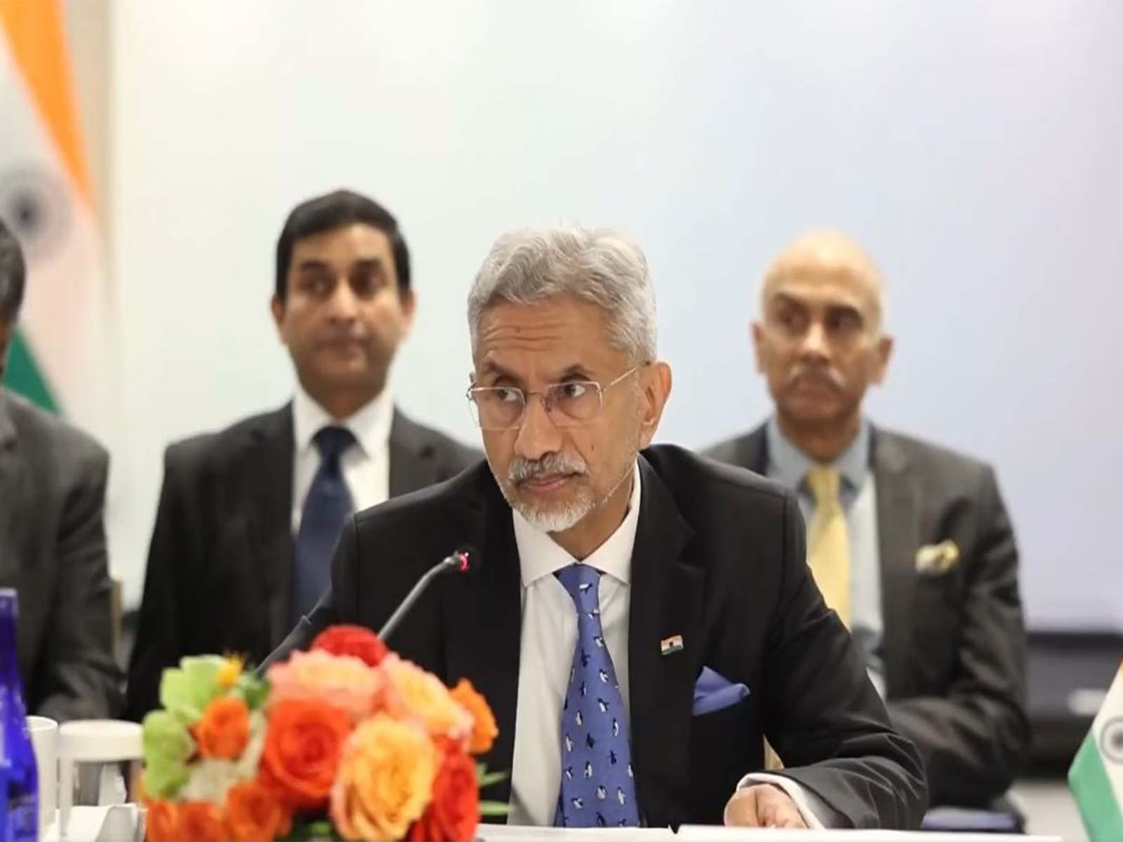 External Affairs Minister S Jaishankar speaking at the India-SICA Foreign Minister's Meeting in New York (Photo/@DrSJaishankar)