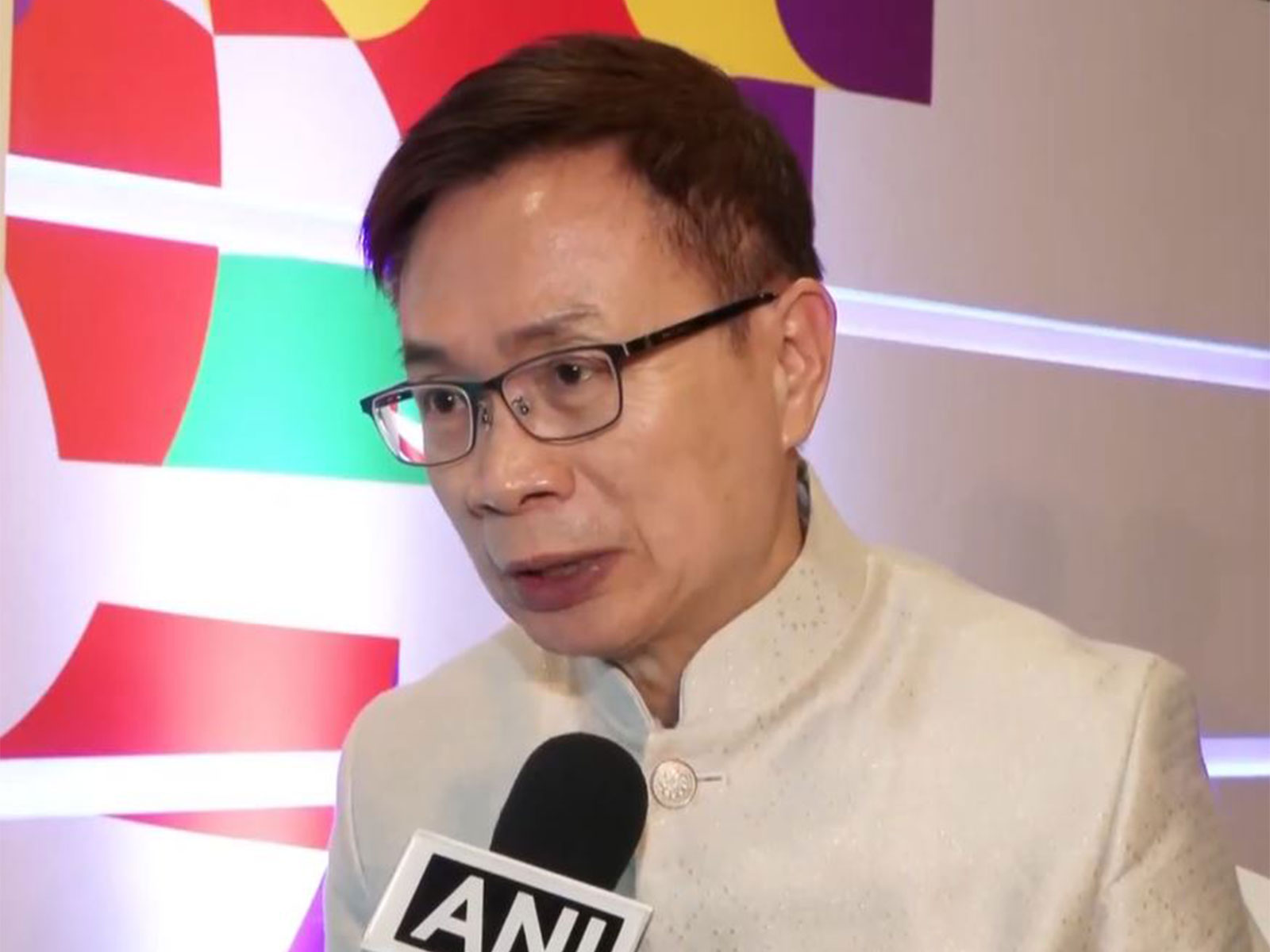 he Chairman of the Taiwan External Trade Development Council (TAITRA), James Chih-Fang Huang (Photo/ANI)