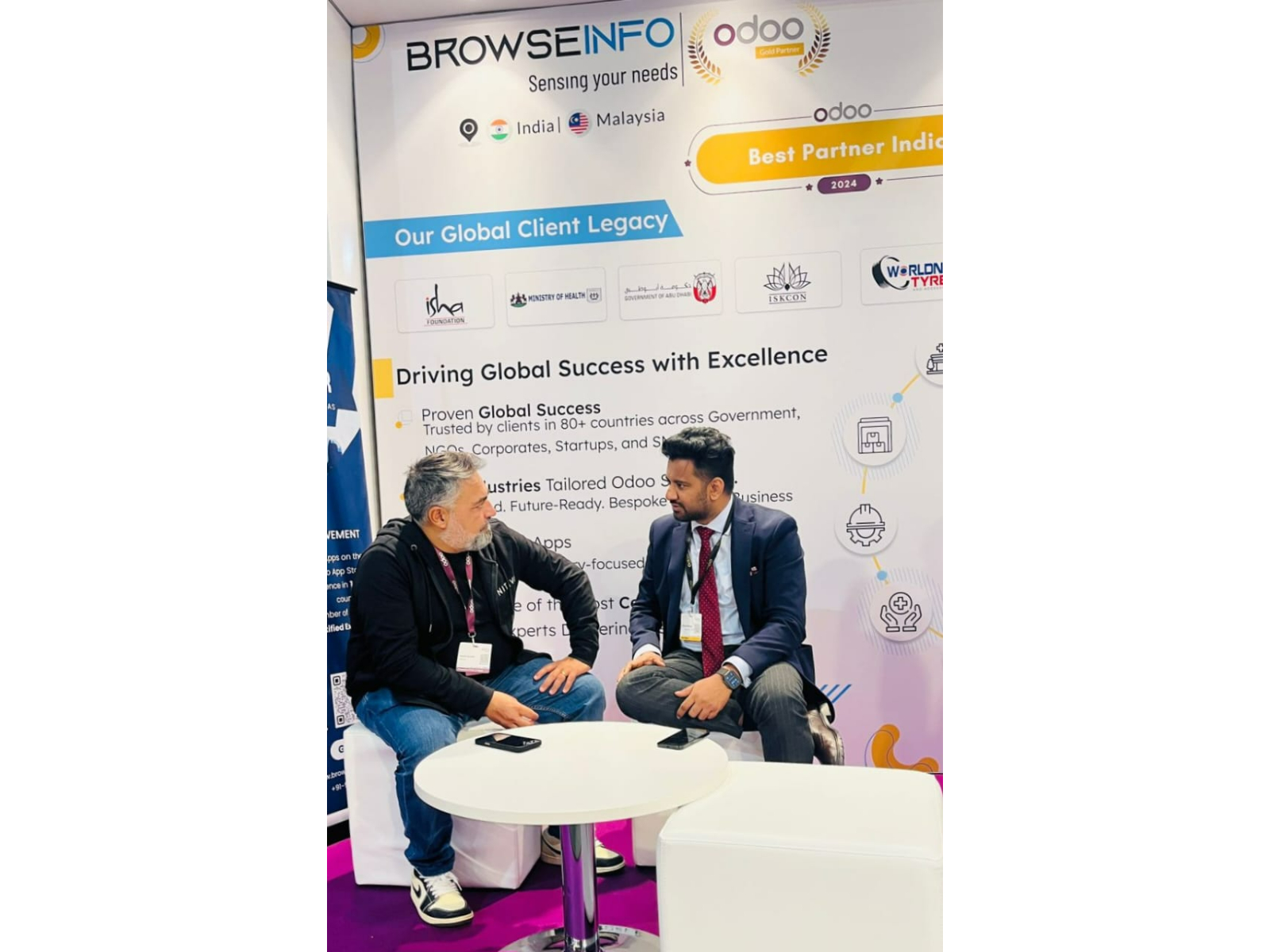 Leadership in ERP: Nihar Raval & Rosario Savarese of Unitiva, Italy's Odoo Gold Partner.