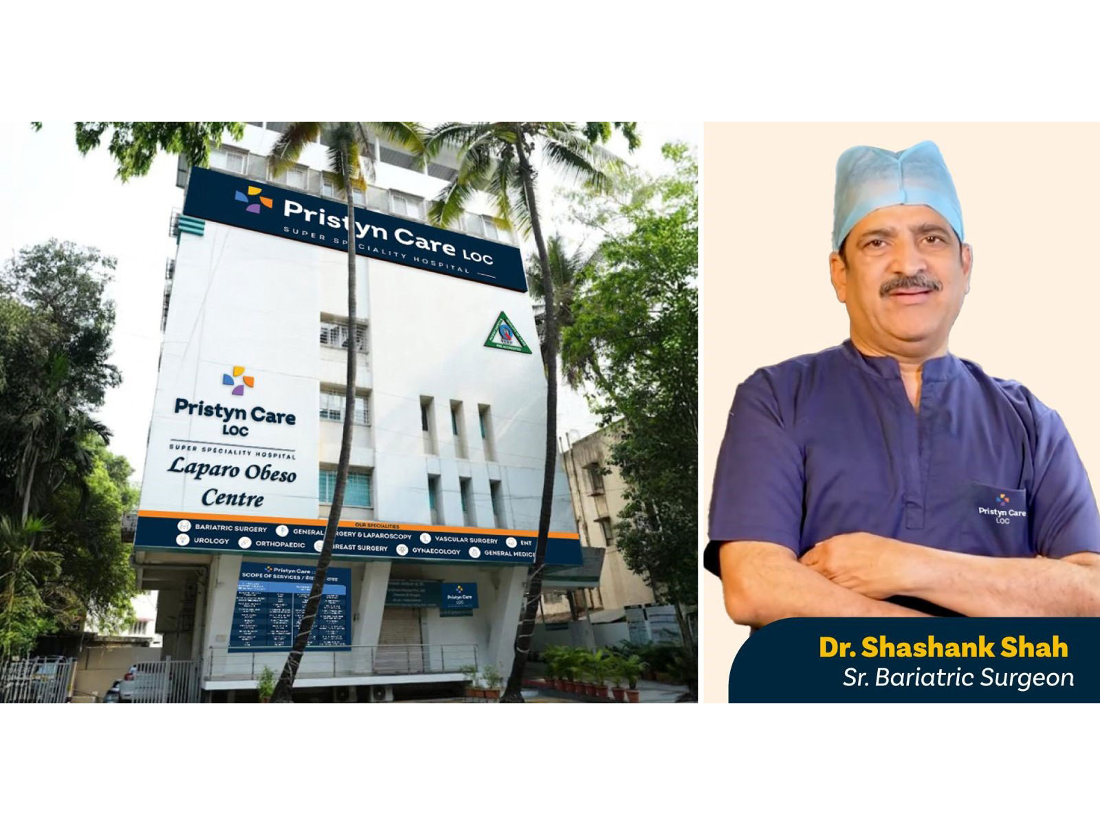 Times Health Survey 2025 ranked Laparo Obeso Centre as India's 3rd Best Bariatric Hospital under the All India Lifestyle Hospitals & Clinics category