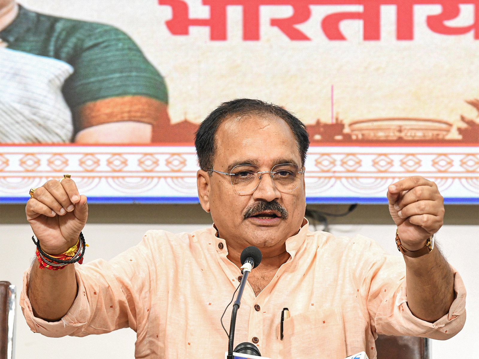 Delhi BJP President Virendra Sachdeva (File Photo/ANI)