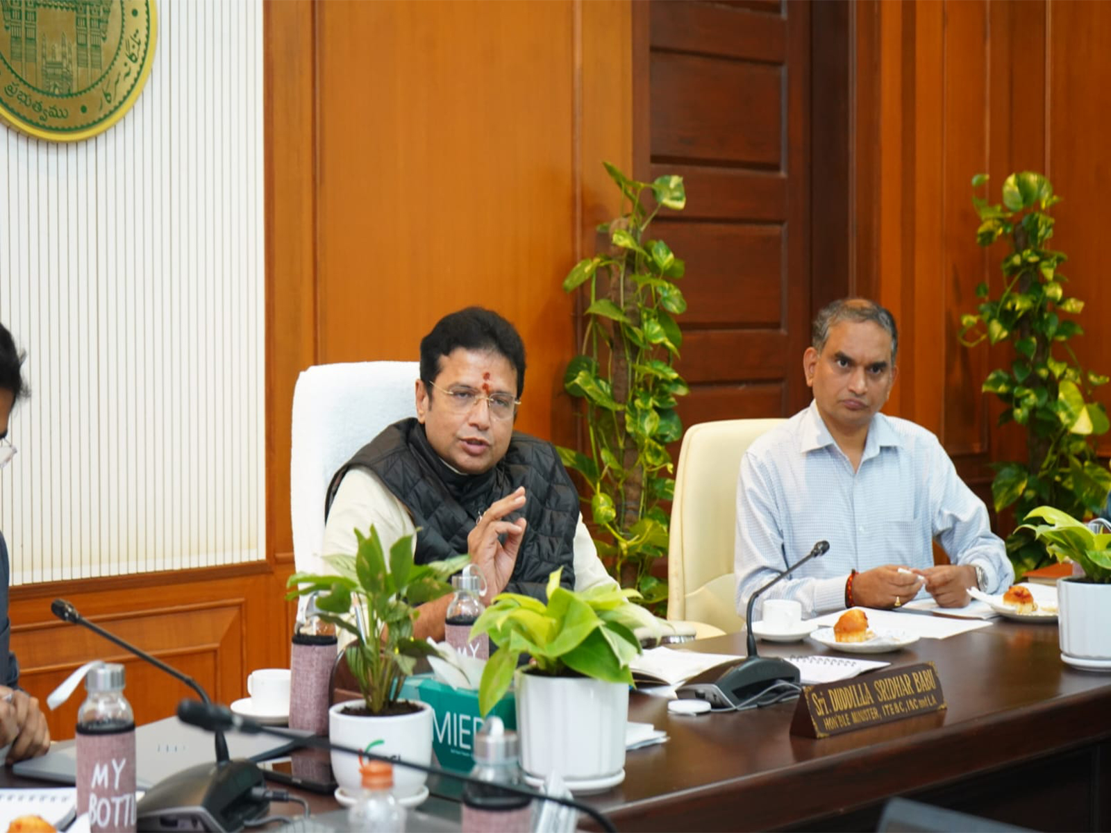Telangana IT and Industries Minister Duddilla Sridhar Babu (Photo/PRO)
