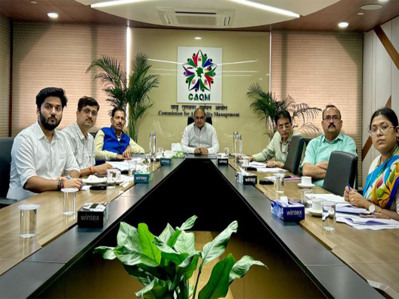 CAQM official holding detailed review meetings with state Govt to prevent stubble burning Punjab & Haryana (Photo/ANI)