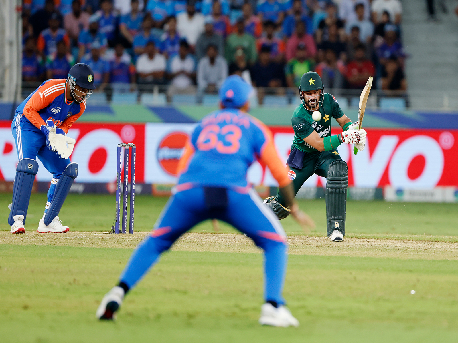 India and Pakistan players in action (Photo/ANI)
