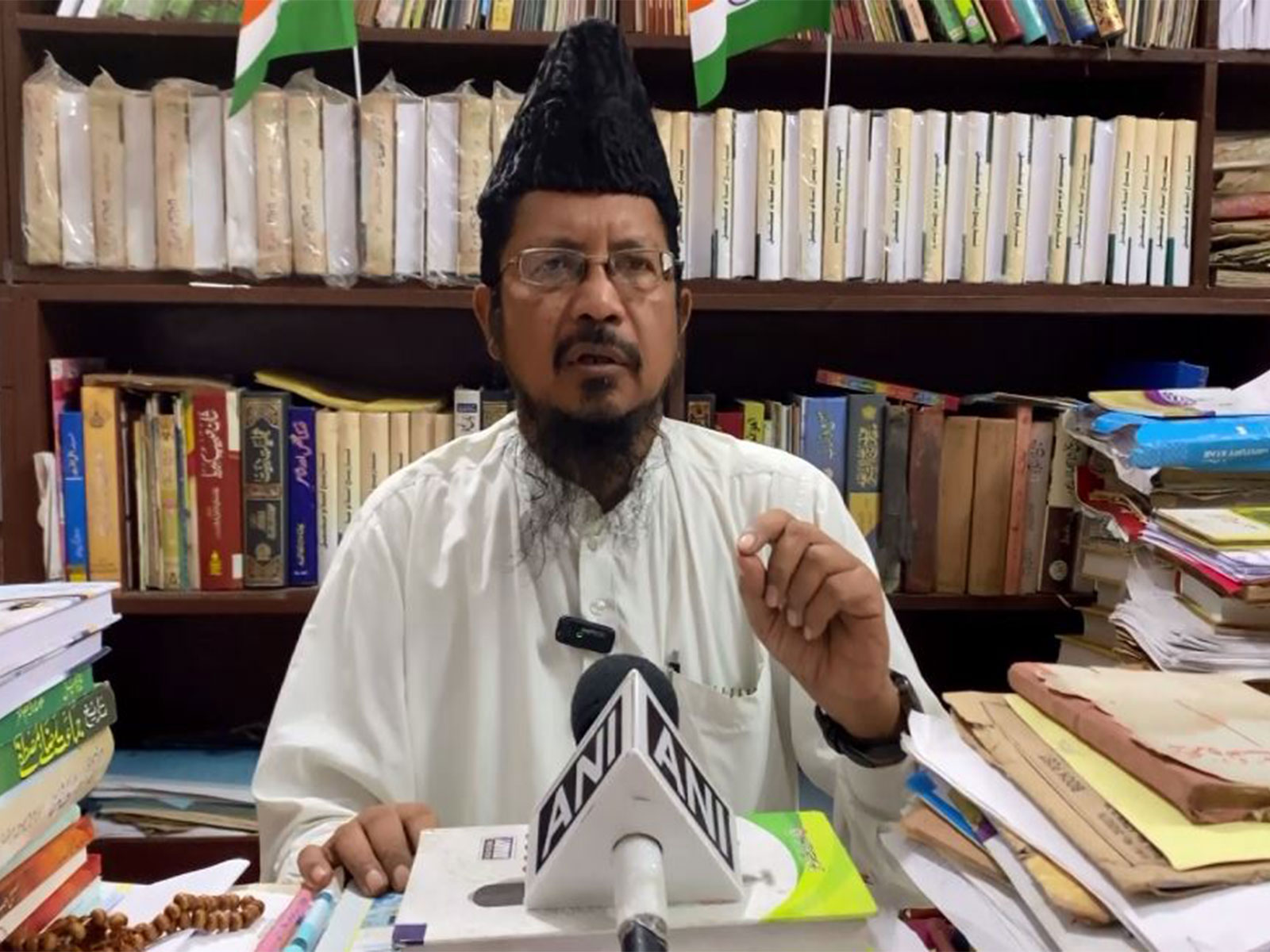  All India Muslim Jamaat chief Maulana Shahabuddin Razvi Bareilvi (Photo/ANI)