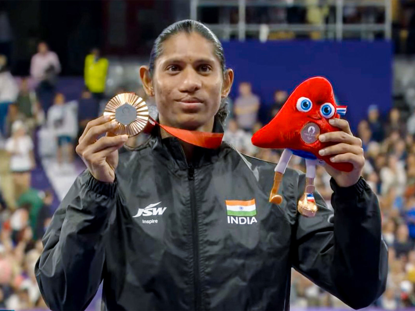 Para-athlete Deepthi Jeevanji. (Photo/ANI)