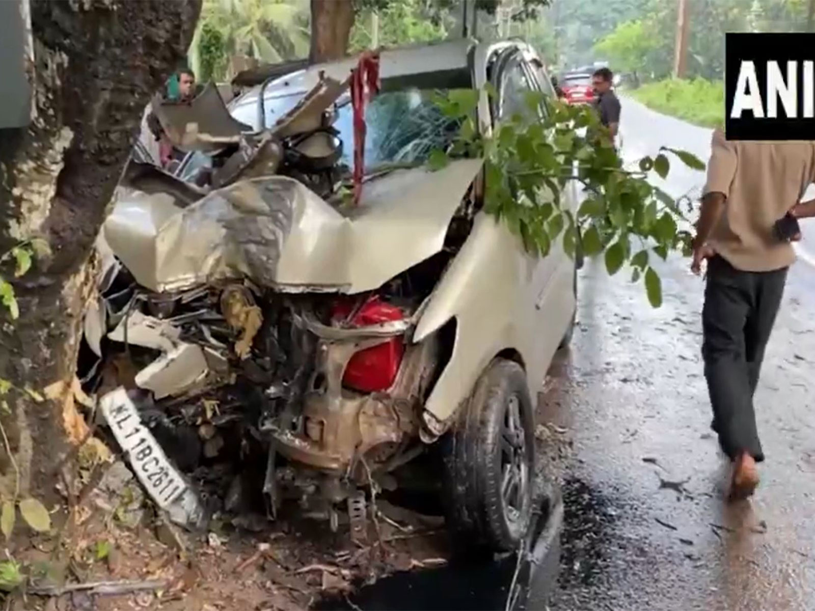 One killed, 3 injured in car accident in Kerala's Malappuram (Photo/ANI)