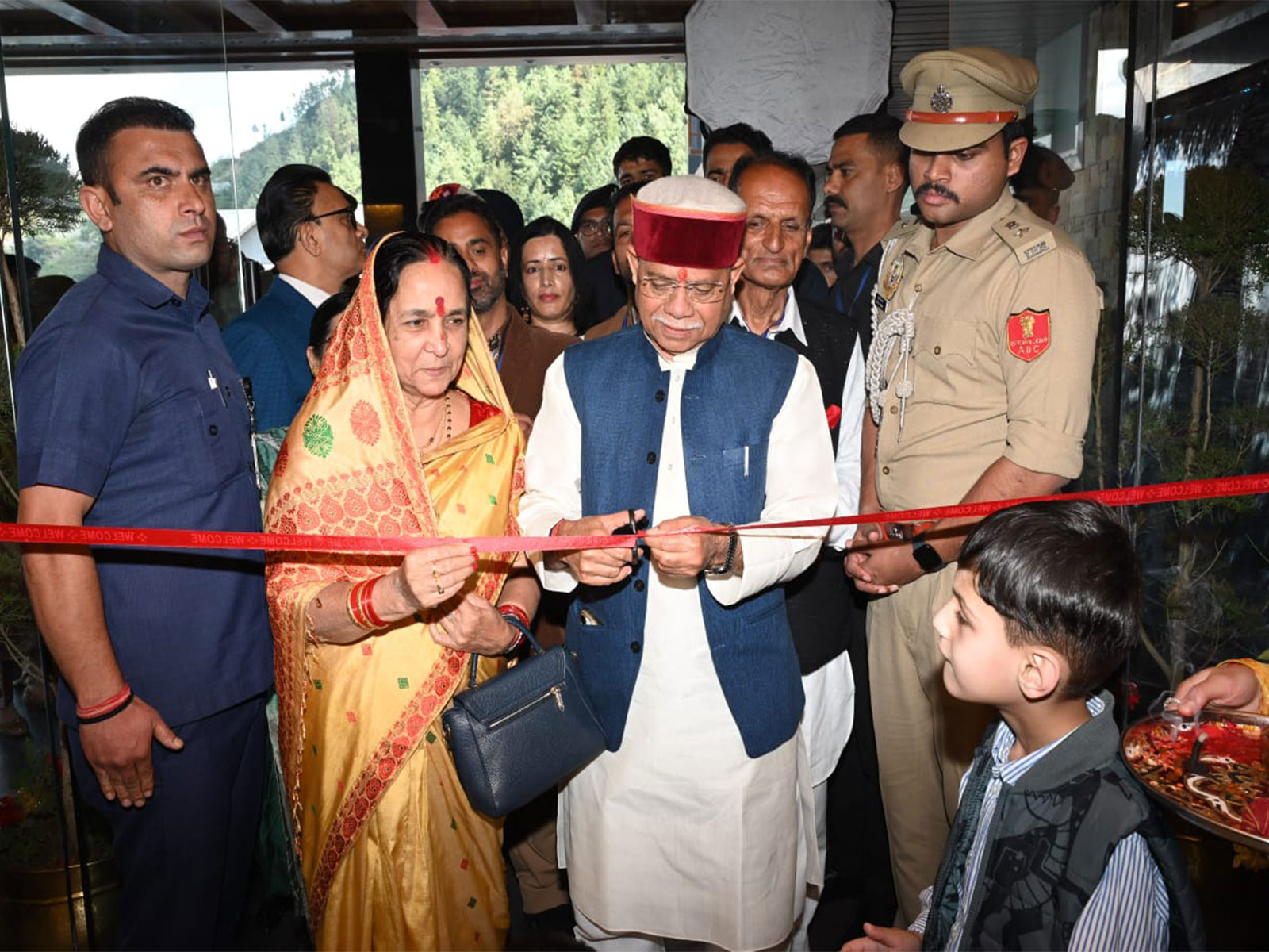 Himachal Pradesh Governor Shiv Pratap Shukla inaugurates Elbrus Resort in Shimla. (Photo/ANI)