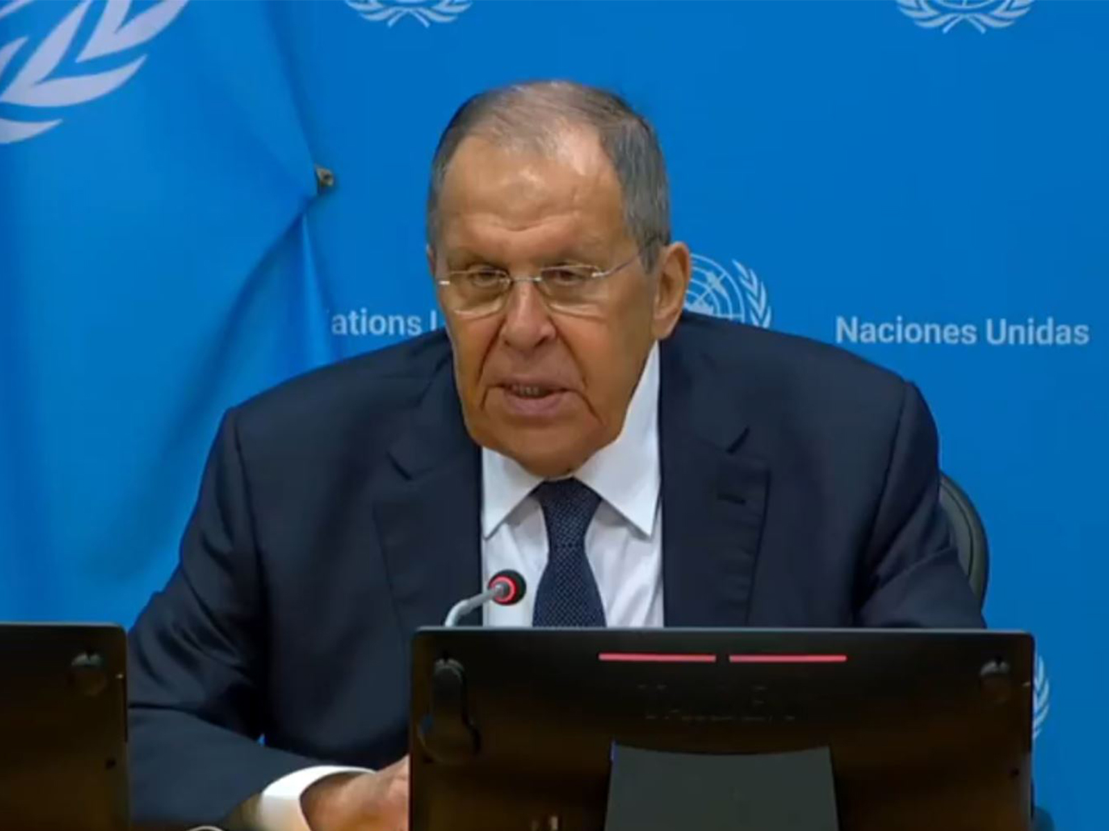Russian Foreign Minister Sergey Lavrov (Photo/UNTV)