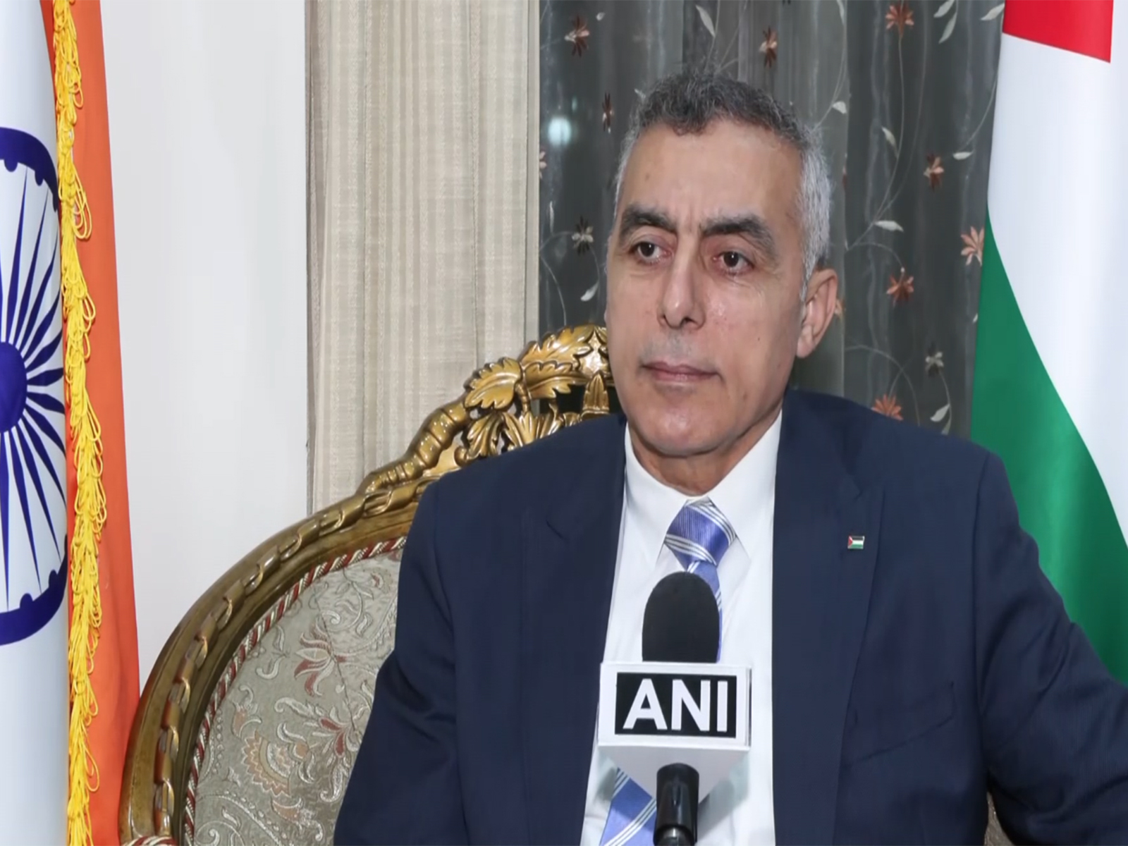 Palestinian Ambassador to India, Abdullah Abu Shawesh (Photo/ANI)