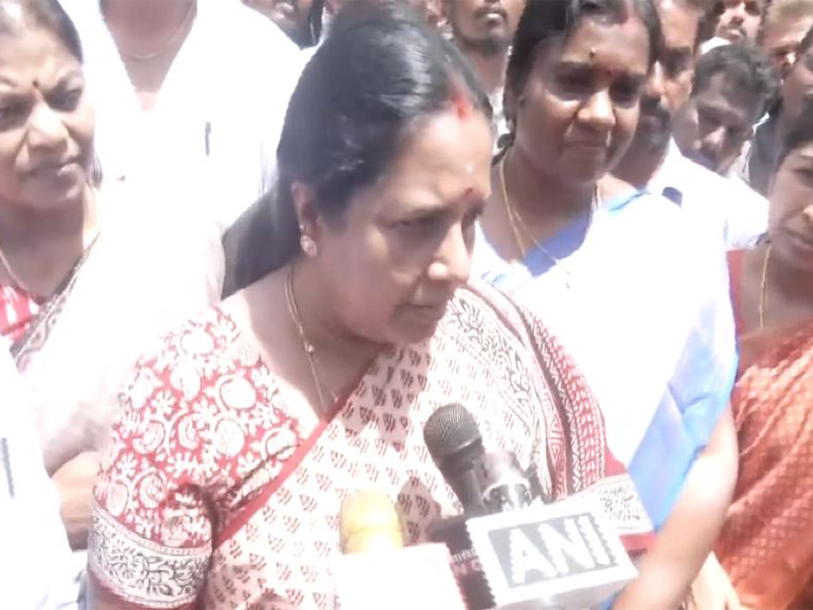 BJP Mahila Morcha National President Vanathi Srinivasan (Photo/ANI)