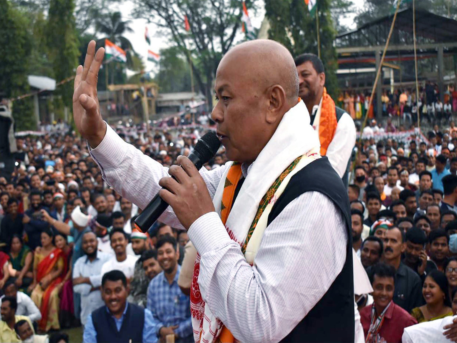 Bodoland People's Front chief Hagrama Mohilary (Photo/ANI)