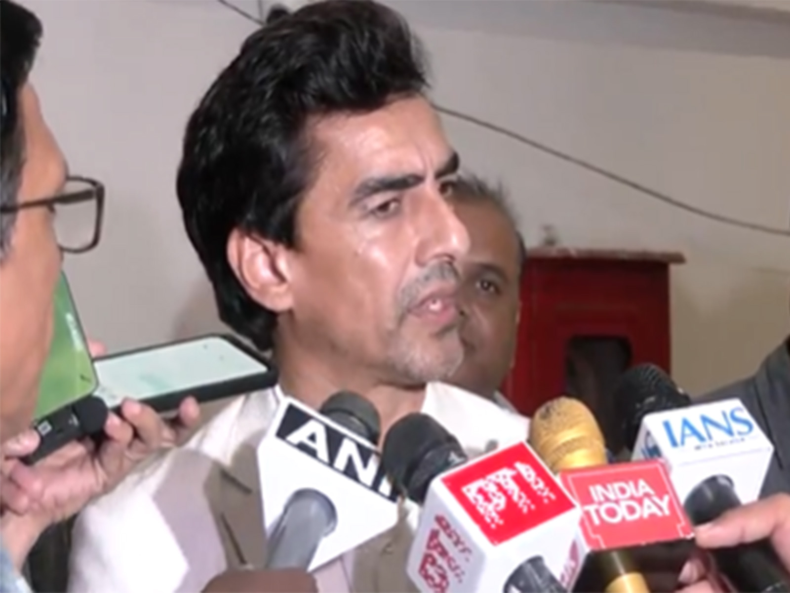 Mithun Manhas, the newly appointed BCCI president. (Photo: ANI)