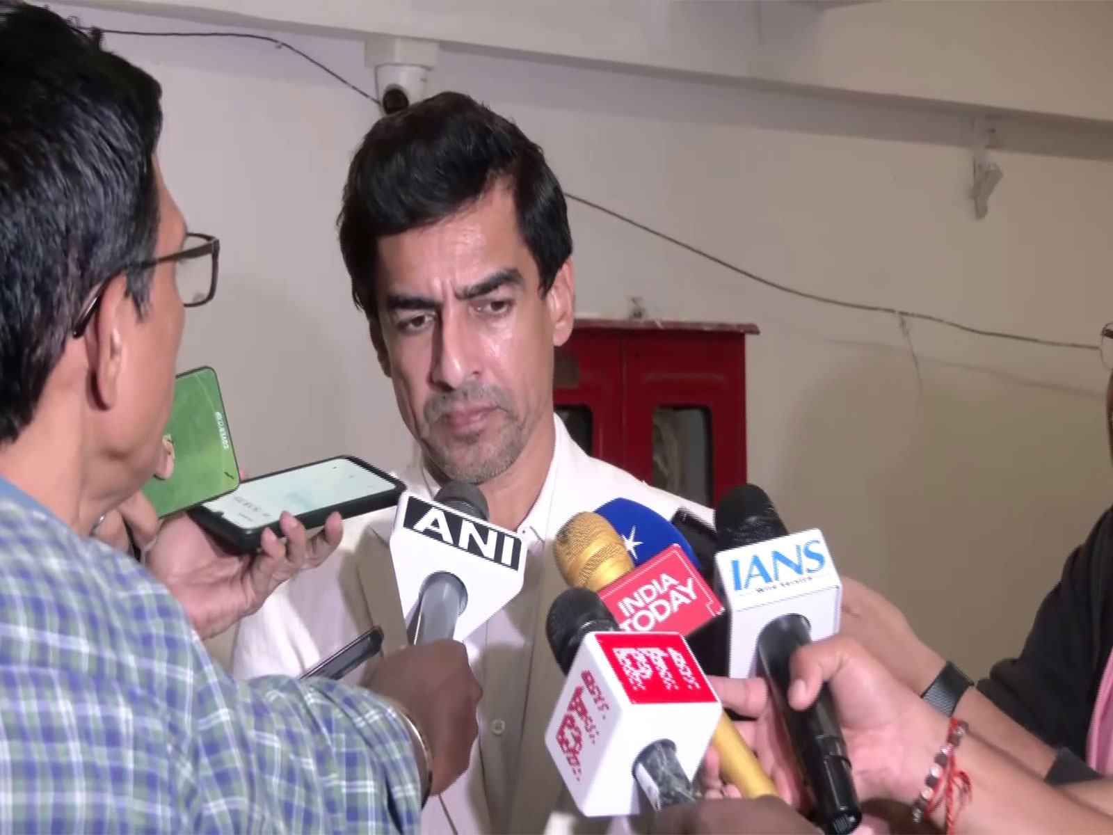 New BCCI President Mithun Manhas (Photo/ANI)