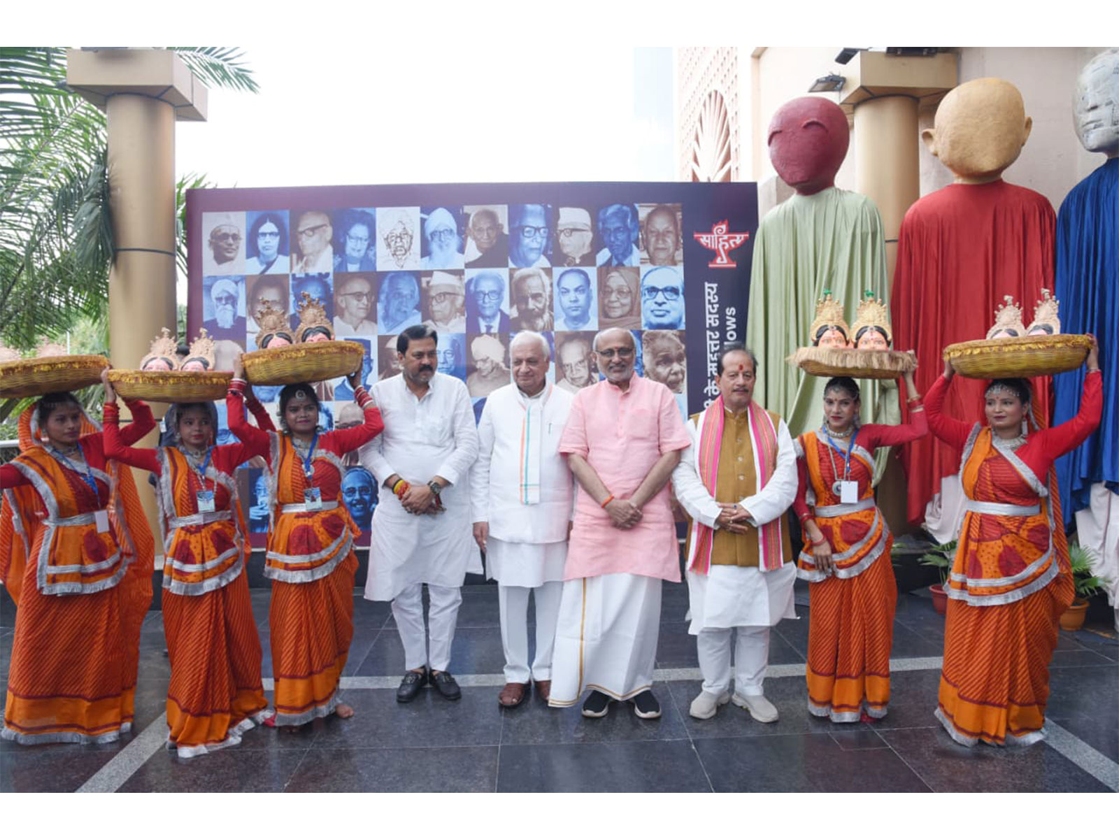 VP Radhakrishnan at Patna literature festival (Photo/X@CPR_VP)
