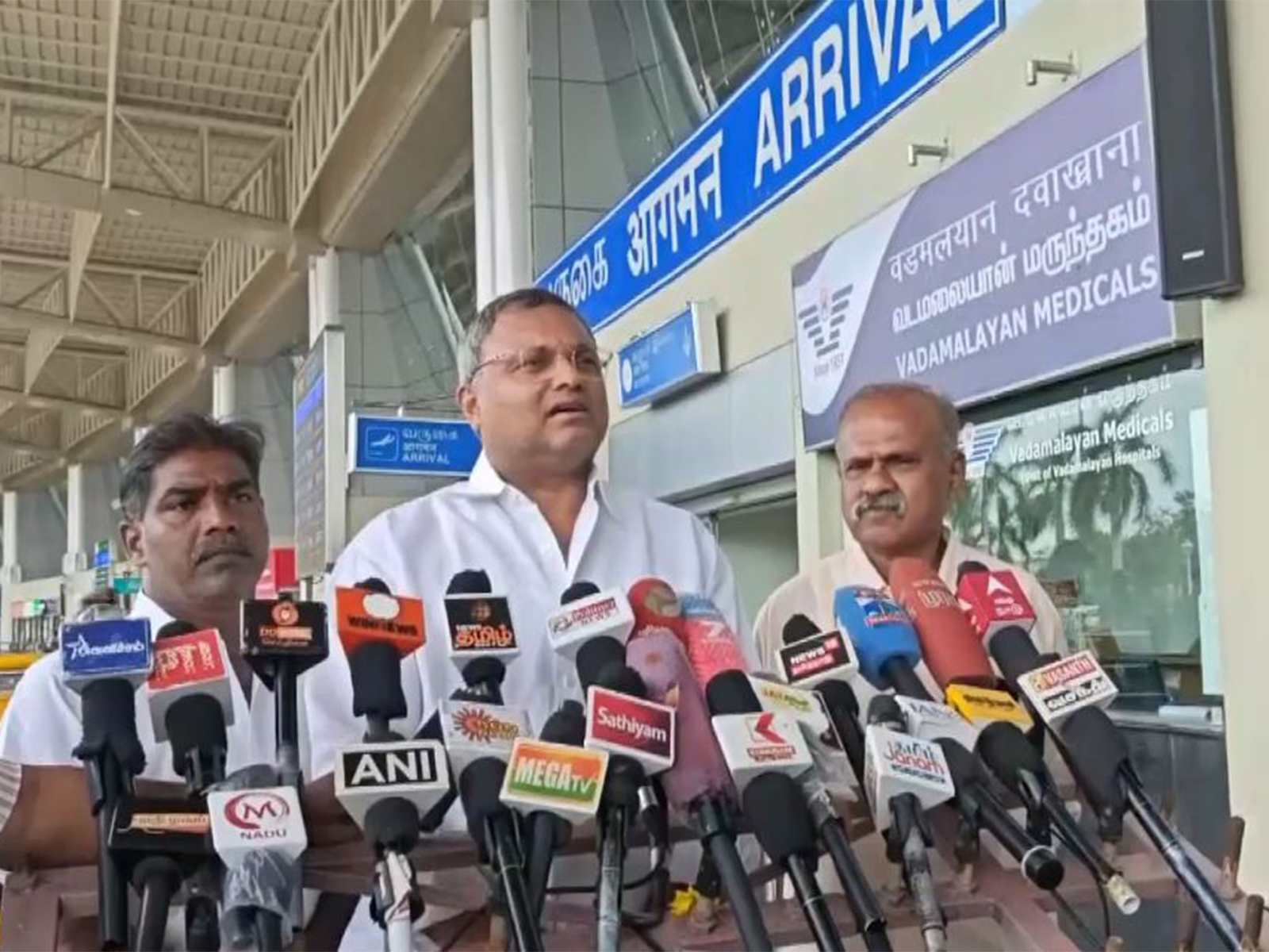 Congress MP Karti Chidambaram. (Photo/ANI)