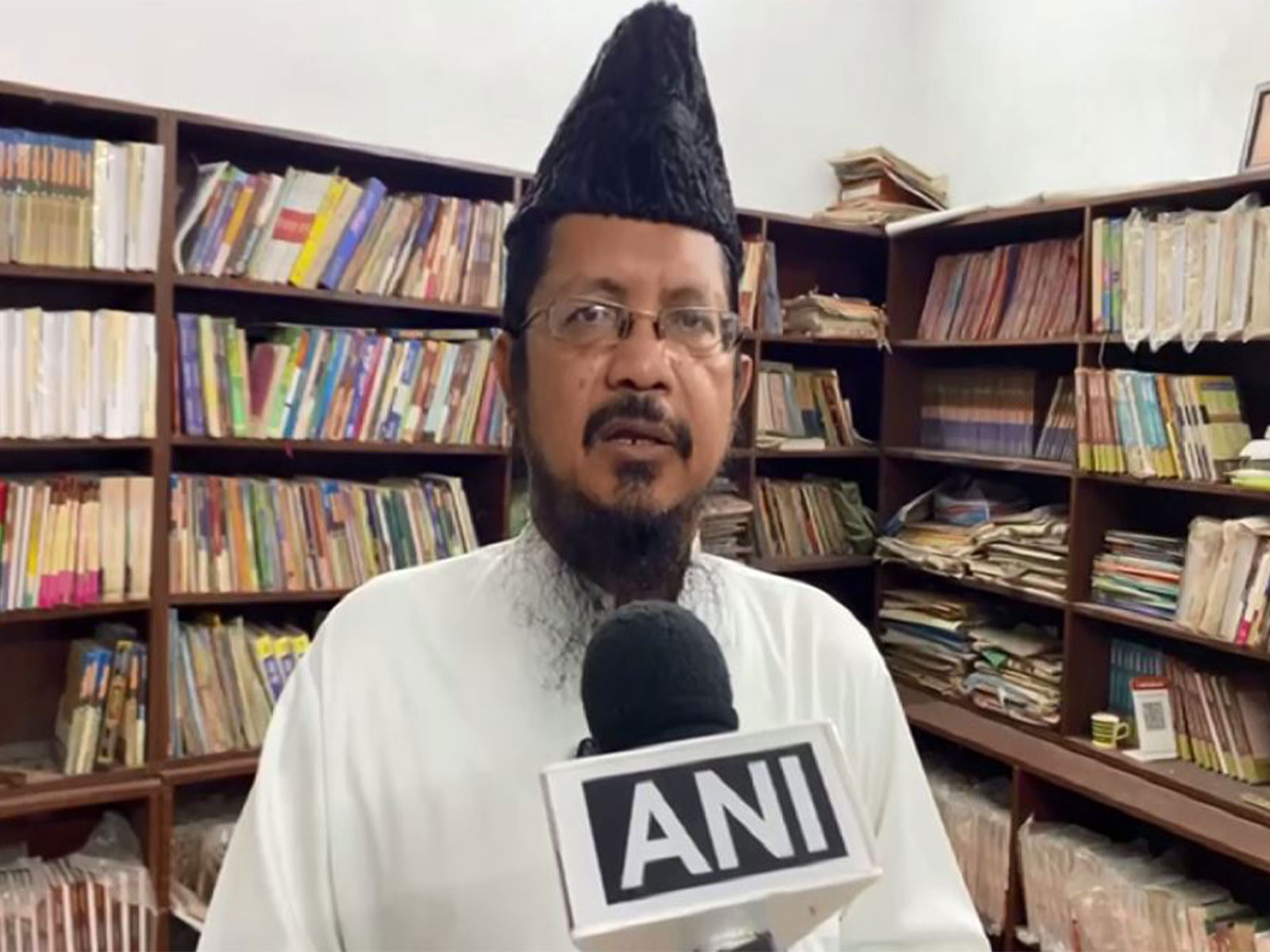 All India Muslim Jamaat chief Maulana Shahabuddin Razvi Bareilvi (Photo/ANI)