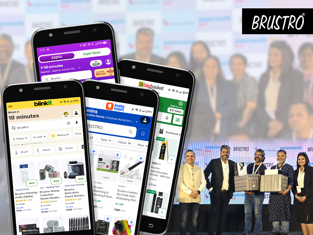 Art Supplies at Lightning Speed: Brustro Bridges Metro-Tier 2 Gap