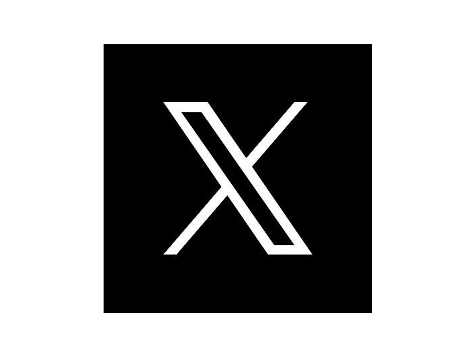 Logo of social media platform X (Photo/@GlobalAffairs)