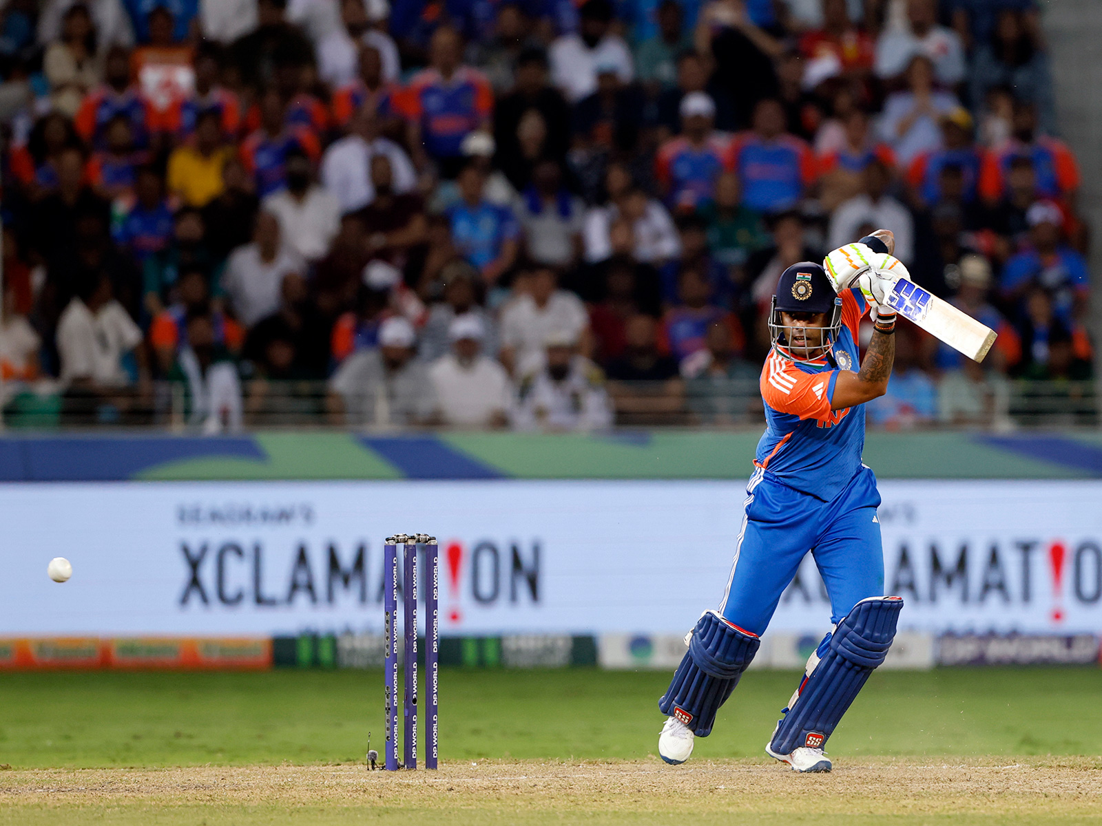 India skipper Suryakumar Yadav in action on Sunday (Photo: ANI)