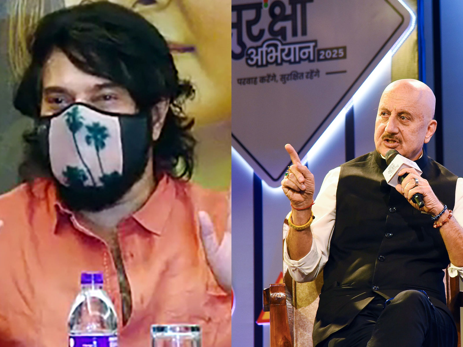 Actor Mammootty and Anupam Kher (Photo/ANI)