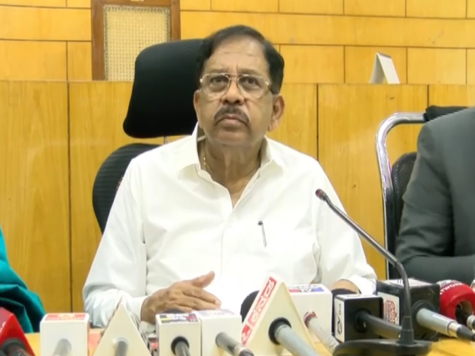 Karnataka Home Minister G Parameshwara (Photo/ANI)