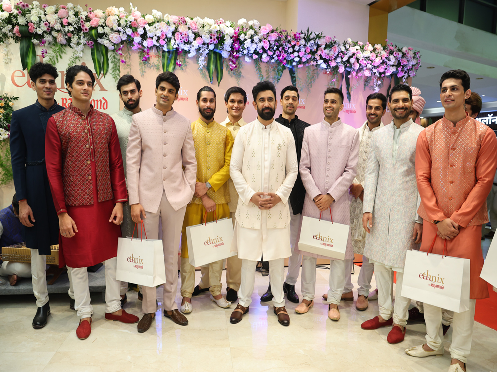 Amit Sadh graced the opening of Ethnix by Raymond's 142nd store at Lake Shore Mall, Thane