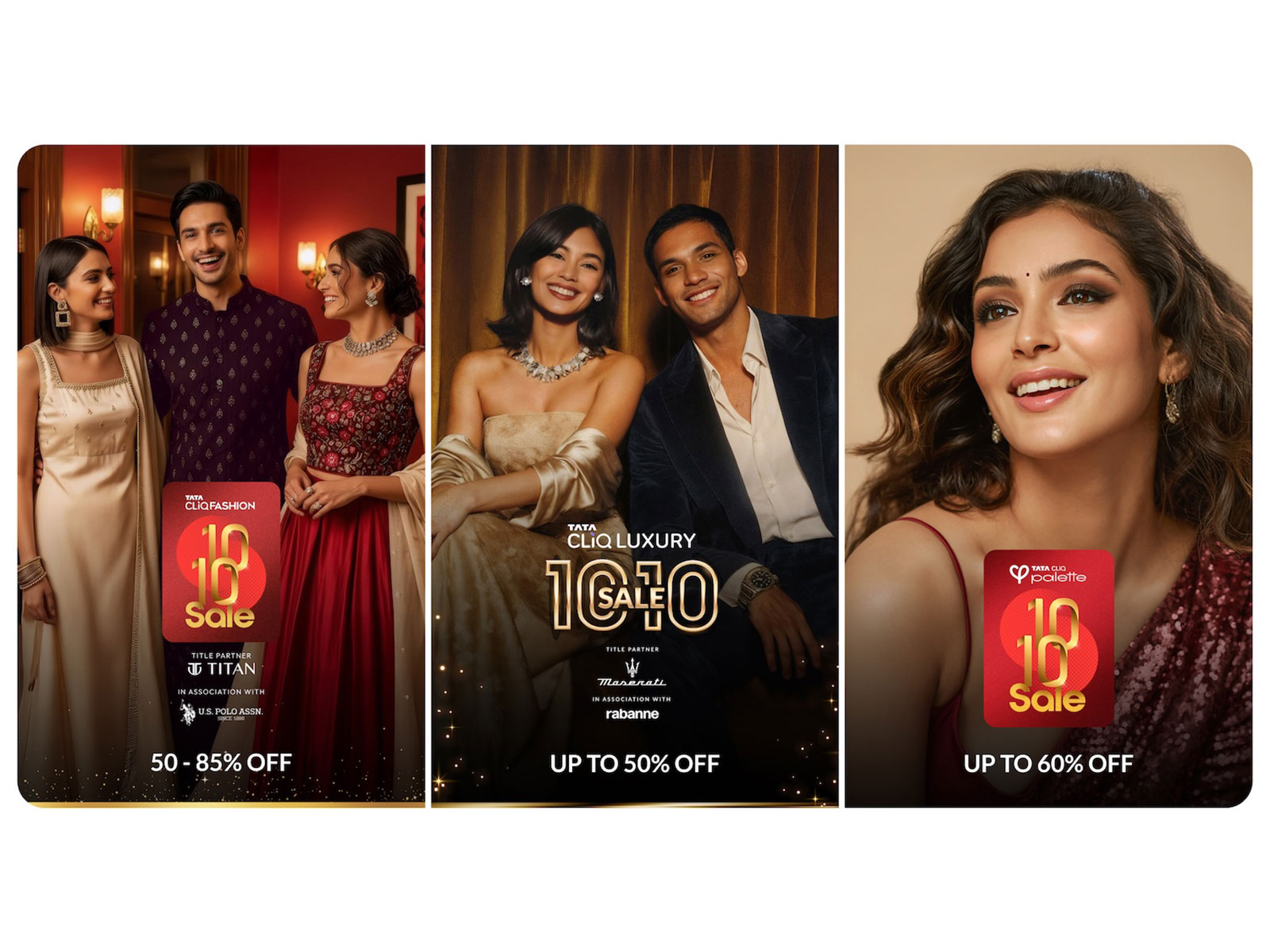 Tata CLiQ's flagship festive sale, 10/10--made for 10/10 celebrations