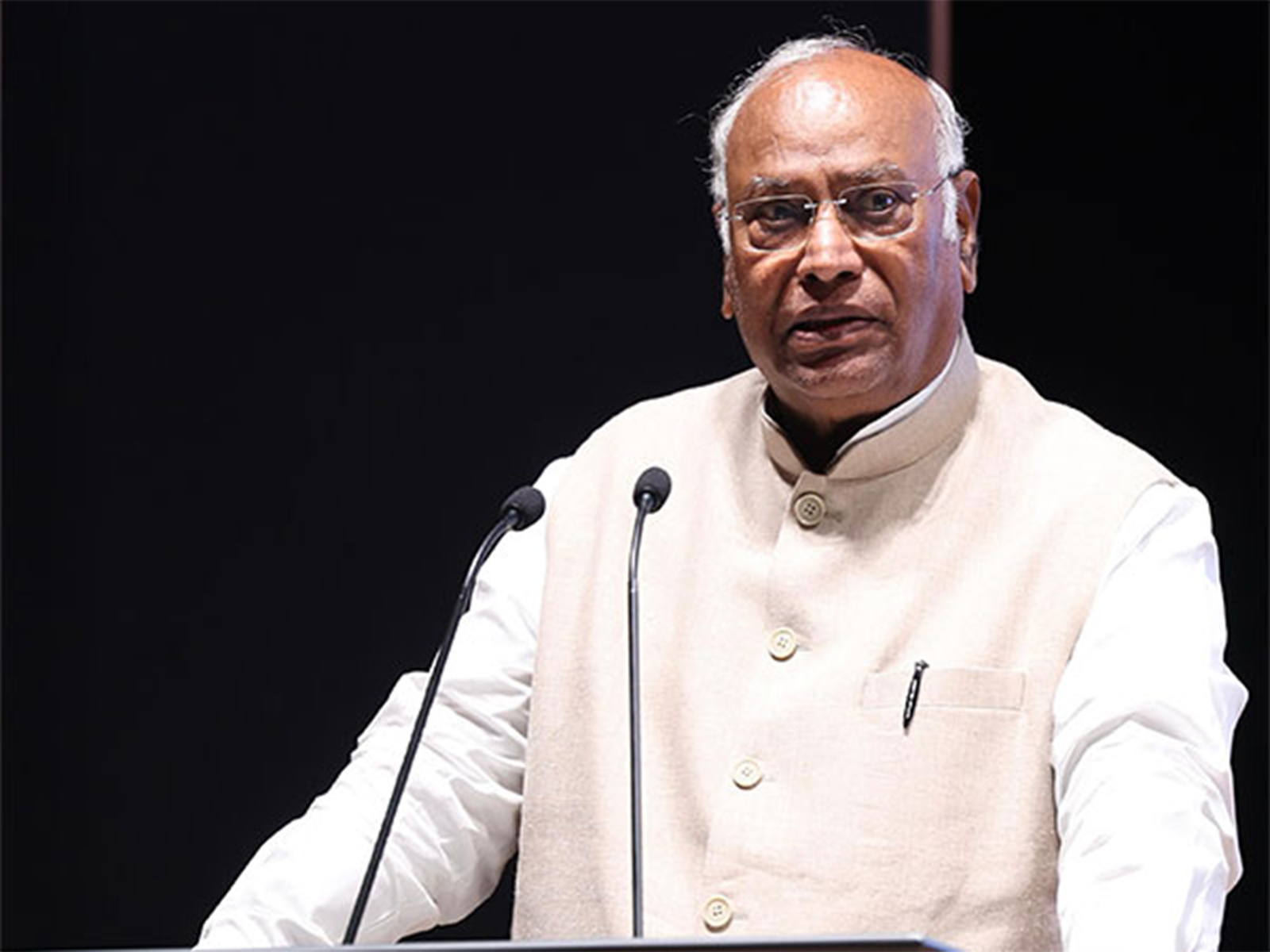 Mallikarjun Kharge (File Photo/ANI)