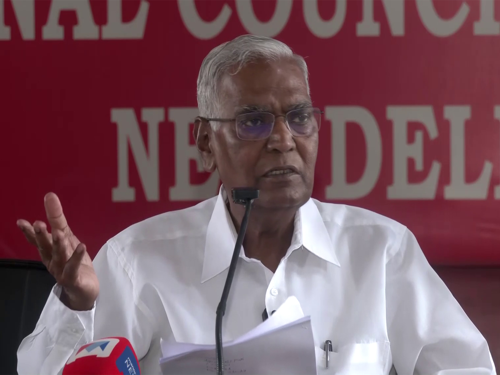 Communist Party of India (CPI) General Secretary D Raja (Photo/ANI)