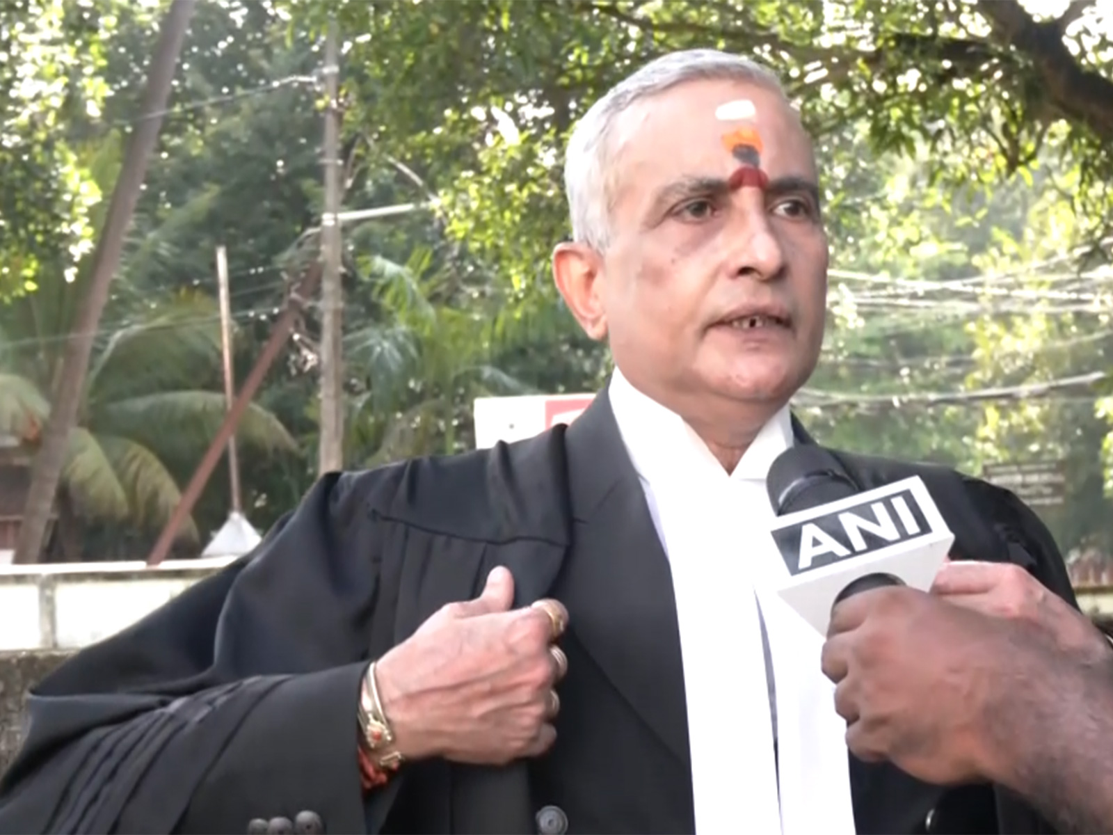 Advocate Krishnaraj (Photo/ANI)
