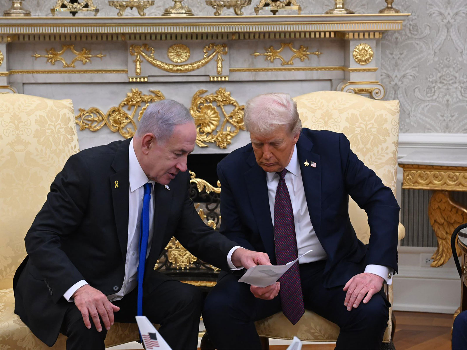 US President Donald Trump holds talks with Israeli Prime Minister Benjamin Netanyahu (Image: X@netanyahu)