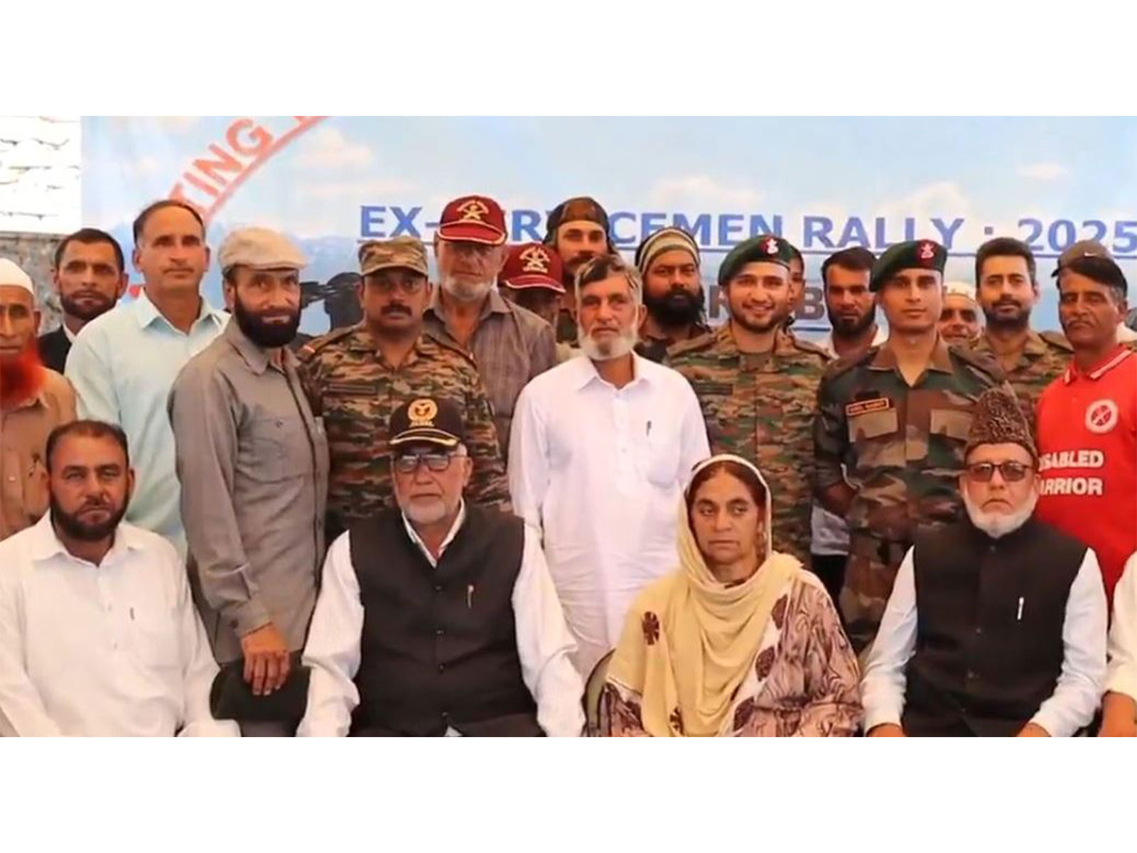 Indian Army's Romeo Force organises ex-servicemen interaction in Poonch (Photo/ANI)
