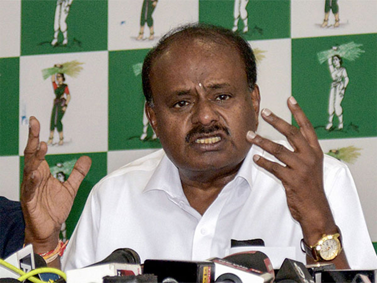 JDS leader HD Kumaraswamy (File Photo/ANI)