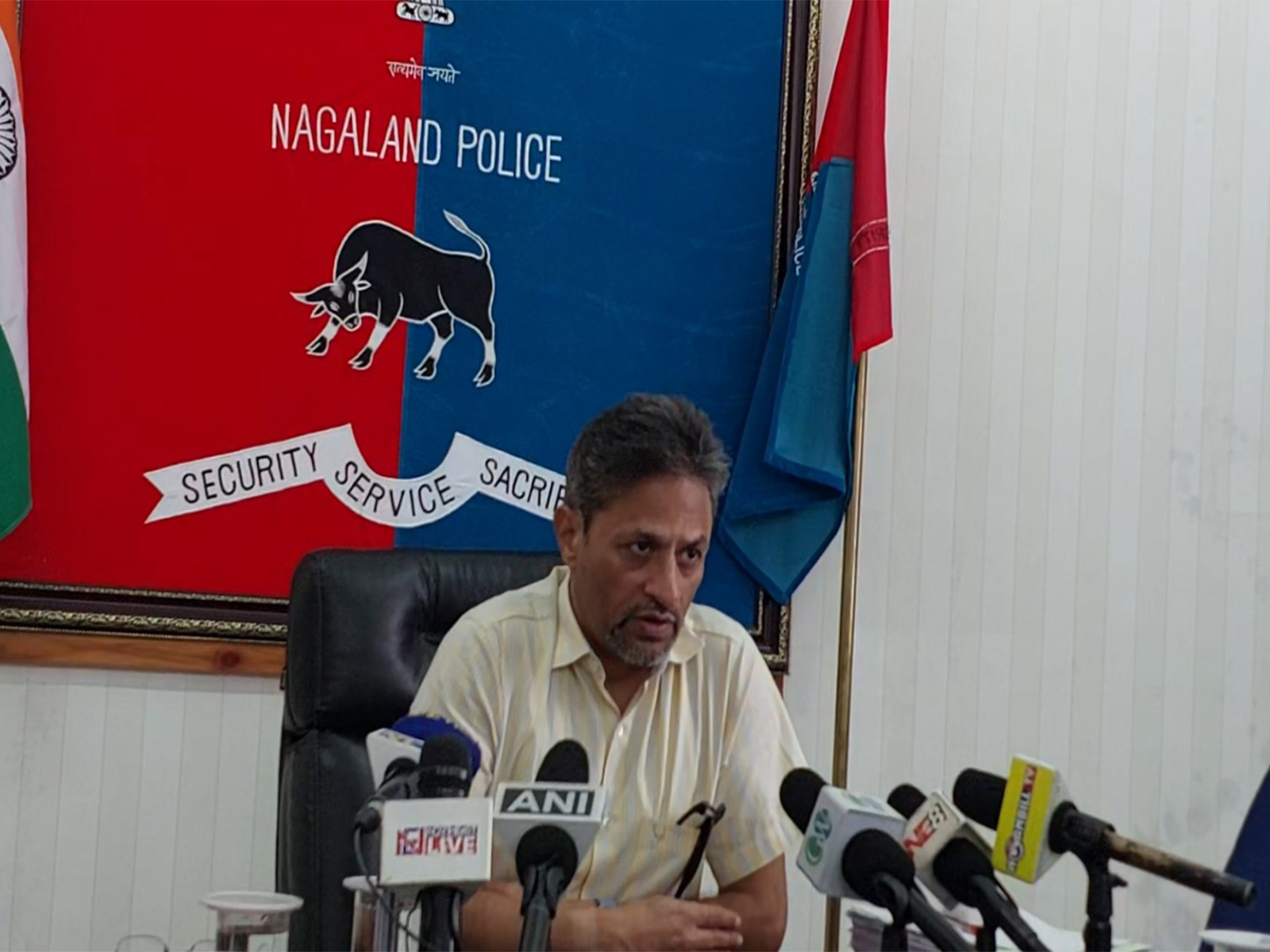 Director General of Police, Nagaland Rupin Sharma. (Photo/ANI)