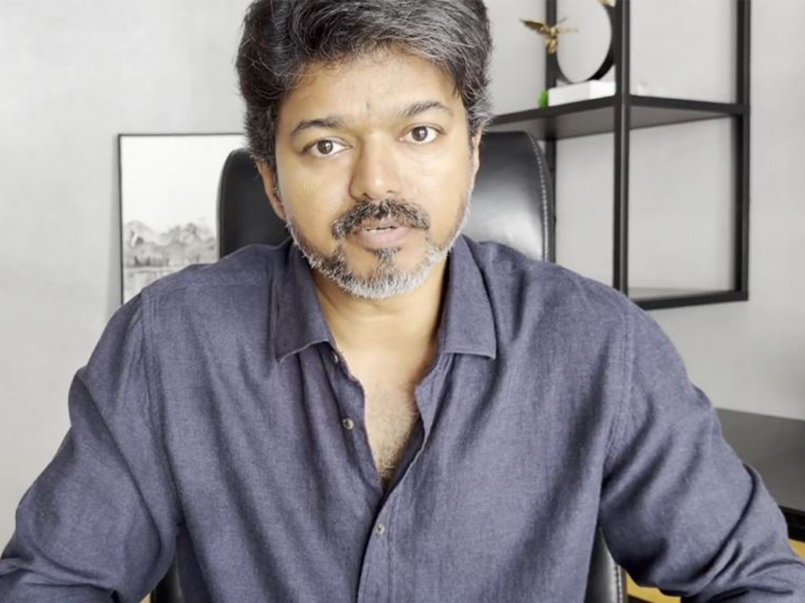 Tamilaga Vettri Kazhagam chief Vijay (Photo credit/ X@TVKVijayHQ)