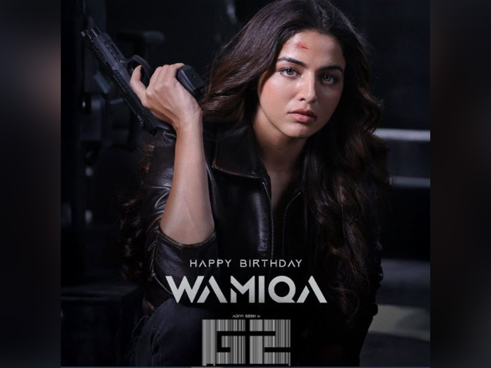 Wamiqa poster from Goodachari (Photo/@AdiviSesh)