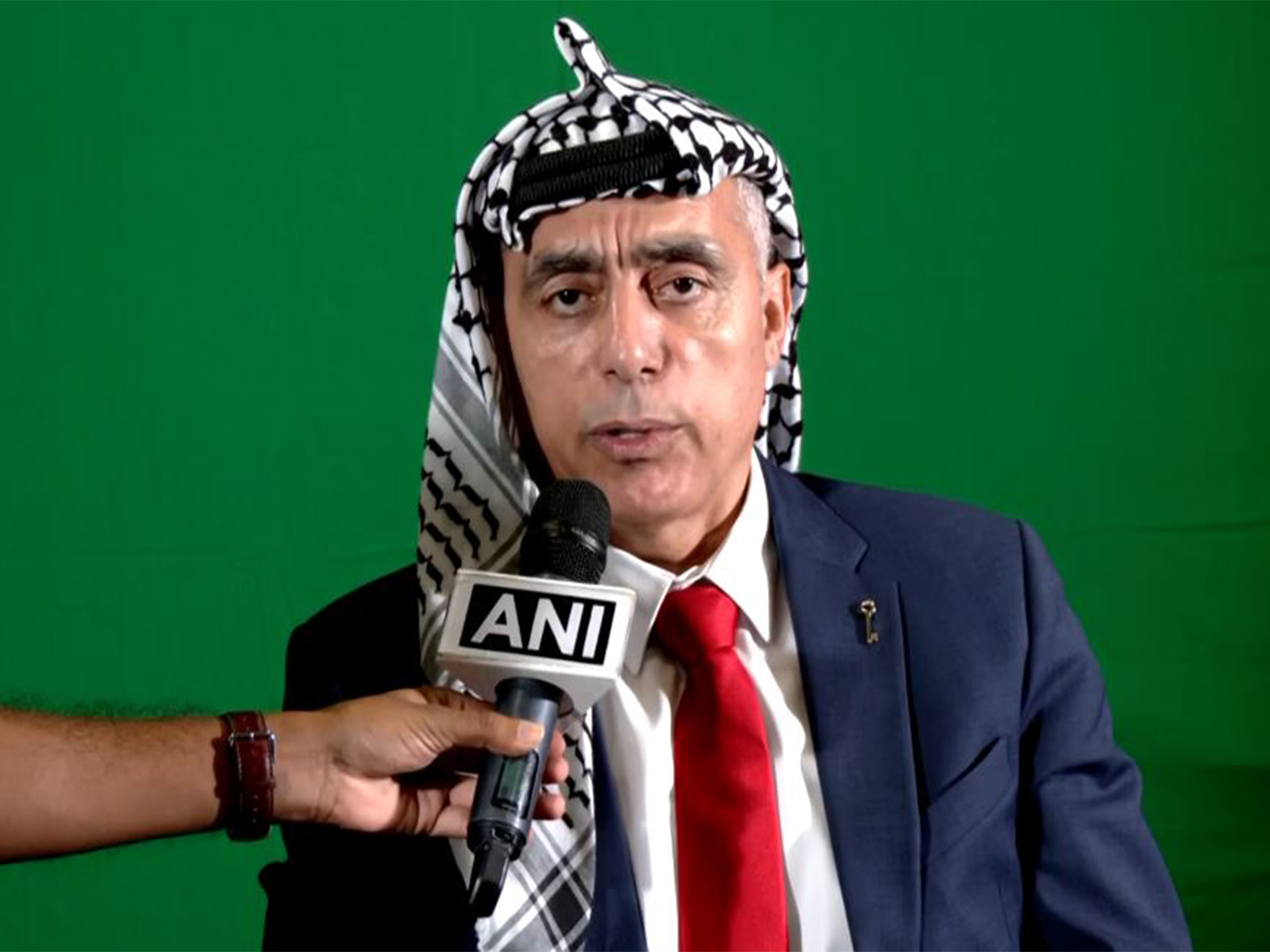 Palestinian Ambassador to India Abdullah Abu Shawesh. (Photo/ANI)
