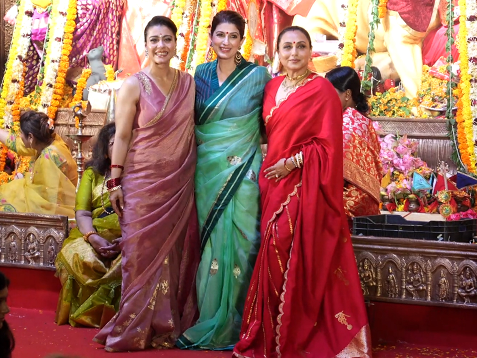 Twinkle, Rani and  Kajol (Image source: ANI)